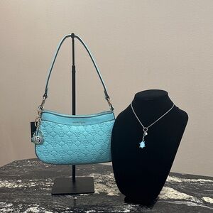 Nanette Lepore Bag🩵with a Necklace